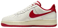 Nike Mens Nike Air Force 1 '07 - Mens Basketball Shoes Grey/White/Red Size 13.0