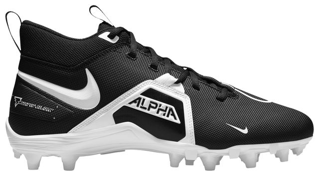 Nike Alpha Menace Elite-White Lacrosse Knights Cleats And Turfs