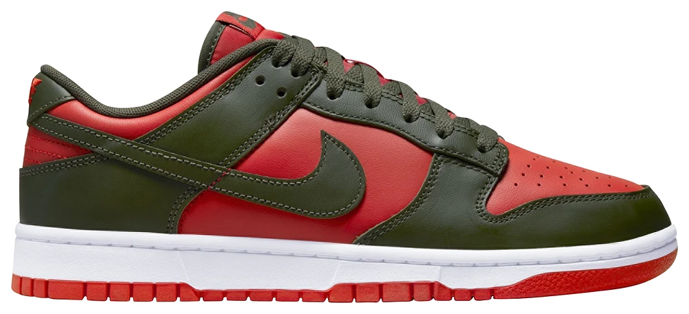 Nike Mens Dunk Low Retro - Basketball Shoes Green/Red/White