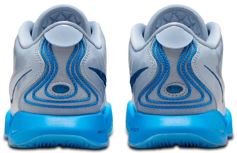 Nike Boys LeBron XXI Textile - Boys' Grade School Basketball Shoes Glacier Blue/Light Armory Blue/Coconut Milk