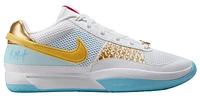 Nike Mens JA 1 CNY - Basketball Shoes White/Metallic Gold/Auarius Blue