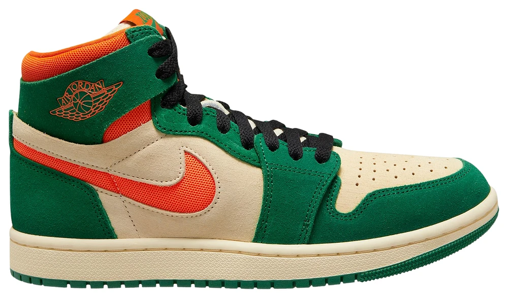 Jordan Womens Jordan AJ1 Zoom Air CMFT 2 - Womens Training Shoes Pine Green/Orange Blaze/Muslin Size 06.5