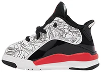 Jordan Boys Jordan Dub Zero - Boys' Toddler Shoes White/Red/Black Size 04.0