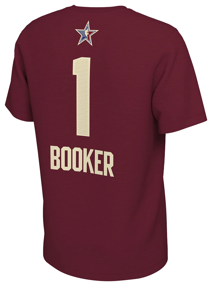 Nike Mens Devin Booker Nike All-Star Week West 24 T-Shirt - Mens Red/White Size M