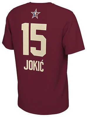 Nike Mens Nikola Jokic Nike All-Star Week West 24 T-Shirt - Mens White/Red Size S