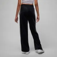 Jordan Womens Flight Velour Pants - Black/Grey