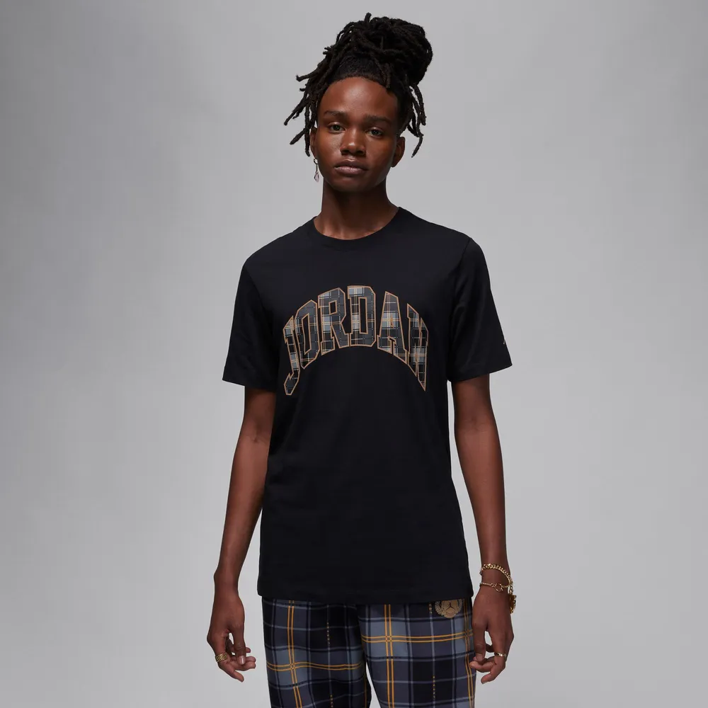 Jordan Mens Brand Hol Short Sleeve Crew - Gold/Black