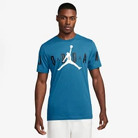 Jordan Mens Air Stretch Short Sleeve T-Shirt - Blue/Black
