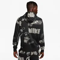 Nike Mens NSW Bold School PO Hoodie - Off Noir