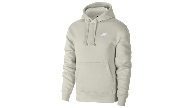 nike club hoodie cream