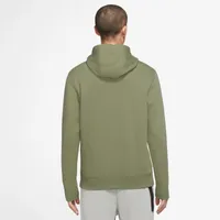 Nike Mens Nike Club Pullover Hoodie - Mens Olive/White Size XXL