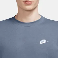Nike Mens Nike Club Crew - Mens Grey/White Size XL