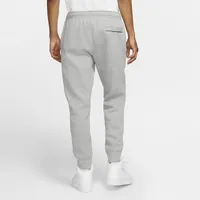 Nike Mens Club Joggers - Dark Grey Heather/White