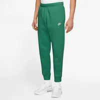 Nike Mens Nike Club Joggers - Mens White/Malachite Size S