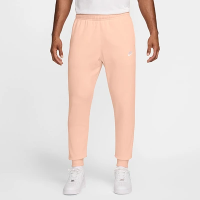 Nike Mens Club Joggers - Washed Coral/Washed Coral/White