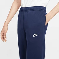 Nike Mens Nike Open Hem Club Pants - Mens White/Midnight Navy Size XXL