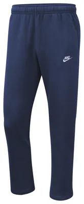 Nike Mens Nike Open Hem Club Pants - Mens White/Midnight Navy Size XXL