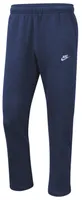 Nike Mens Nike Open Hem Club Pants - Mens White/Midnight Navy Size XXL