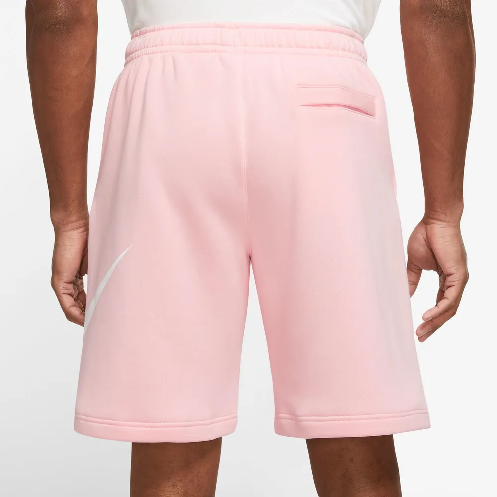 Nike Mens NSW Club BB Shorts - White/Pink Bloom/White