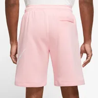 Nike Mens NSW Club BB Shorts - White/Pink Bloom/White