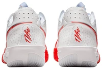 Nike Mens Nike Air Zoom G.T. Cut 3 - Mens Basketball Shoes Summit White/Metallic Silver/Picante Red Size 13.0