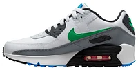 Nike Boys Air Max 90 LTR - Boys' Grade School Running Shoes White/Pure Platinum/Cool Grey