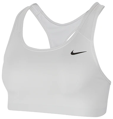 Nike Womens Nike Pro Swoosh Medium Bra - Womens White/Black Size XS