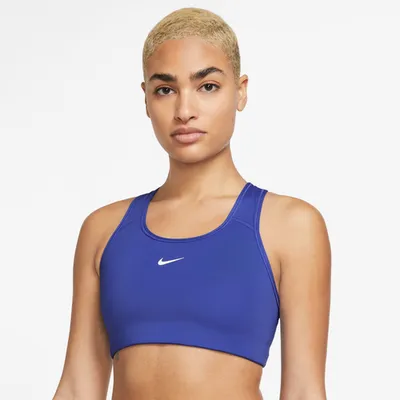 Nike Womens Nike Plus Size Swoosh Bra Non Pad - Womens Black/White