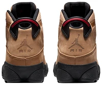 Jordan Mens Winterized 6 Rings - Shoes Wheat/Black/Red