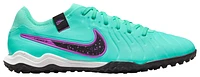 Nike Mens Nike Legend 10 Pro Turf - Mens Soccer Shoes Hyper Turquoise/Fuchsia Dream/Black Size 07.0