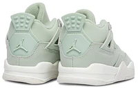 Jordan Boys Retro 4 - Boys' Toddler Basketball Shoes Seafoam/Sail/Metallic Silver