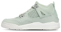 Jordan Boys Retro 4 - Boys' Preschool Shoes Sail/Metallic Silver/Seafoam