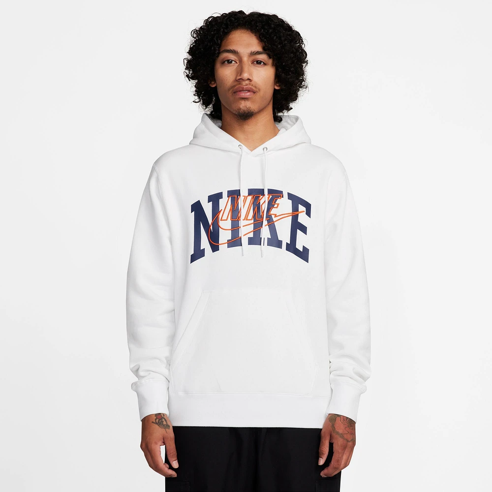 Nike Mens Club Arch GX Basketball Pullover Hoodie