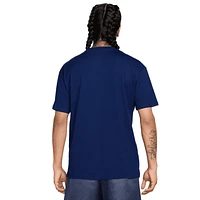 Nike Mens Max 90 Short Sleeve T-Shirt - Blue Void/Gold