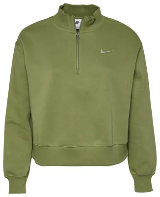 Nike NSW Style Fleece Crop 1/4 Zip Plus - Women's