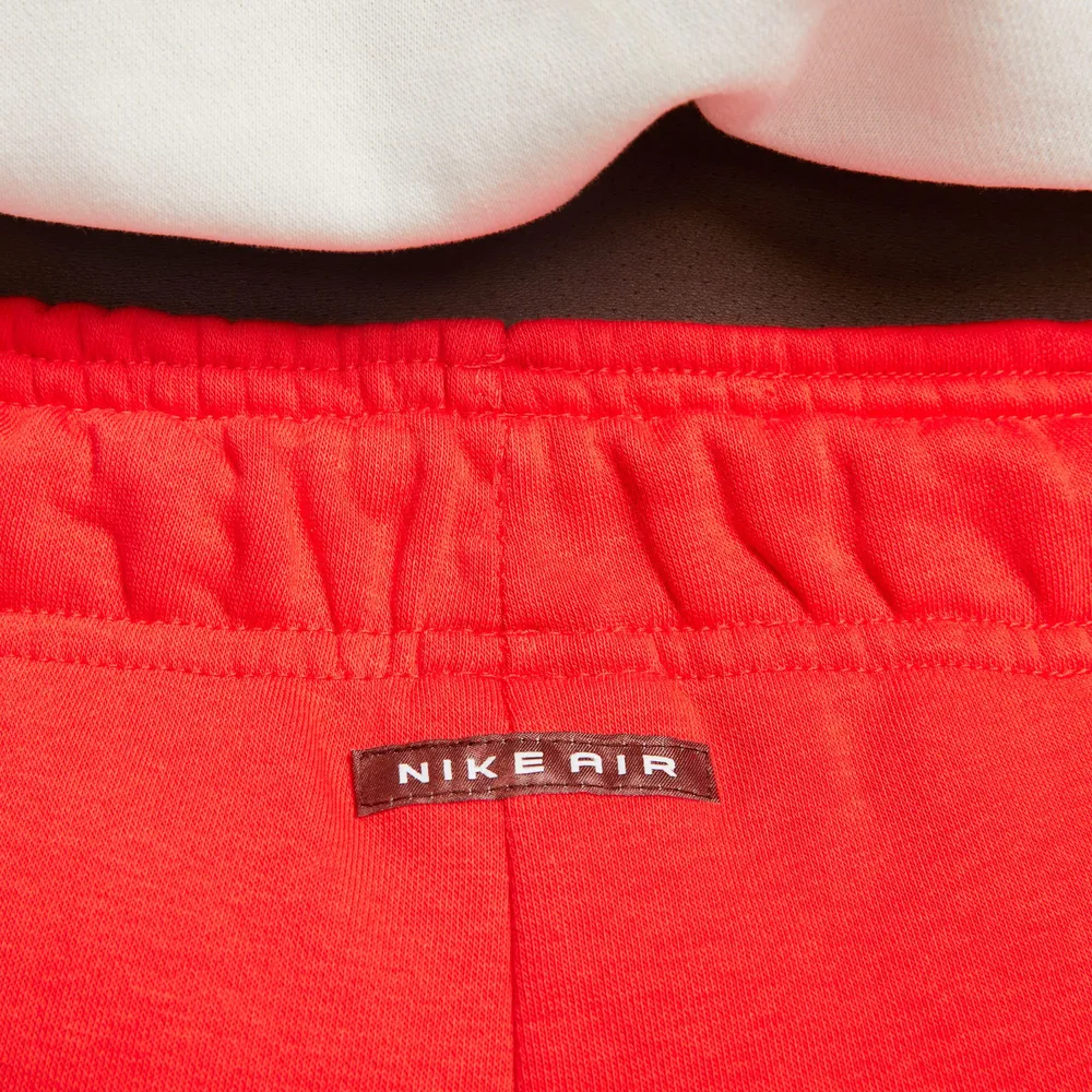 Nike Womens Nike Plus Size Air Fleece Mid Rise Joggers - Womens Light Crimson