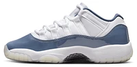 Jordan Boys AJ Retro 11 Low - Boys' Grade School Basketball Shoes White/Midnight Navy/Diffused Blue