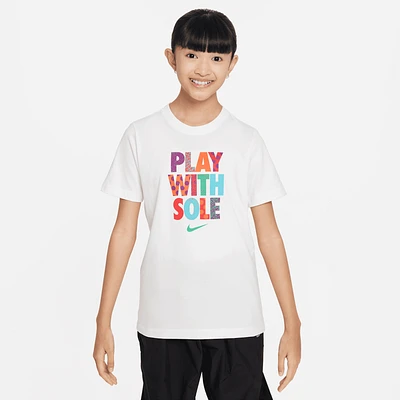 Nike Boys Attitude T-Shirt - Boys' Grade School White/Multi