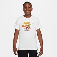 Nike Boys Boxy 2 T-Shirt - Boys' Grade School White/Multi