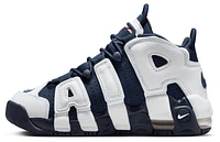 Nike Boys Air Uptempo - Boys' Grade School Shoes White/Navy/Gold