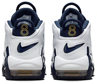 Nike Boys Air Uptempo - Boys' Grade School Shoes White/Navy/Gold