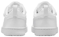 Nike Boys Nike Court Borough Low Recraft - Boys' Preschool Basketball Shoes White/White Size 03.0