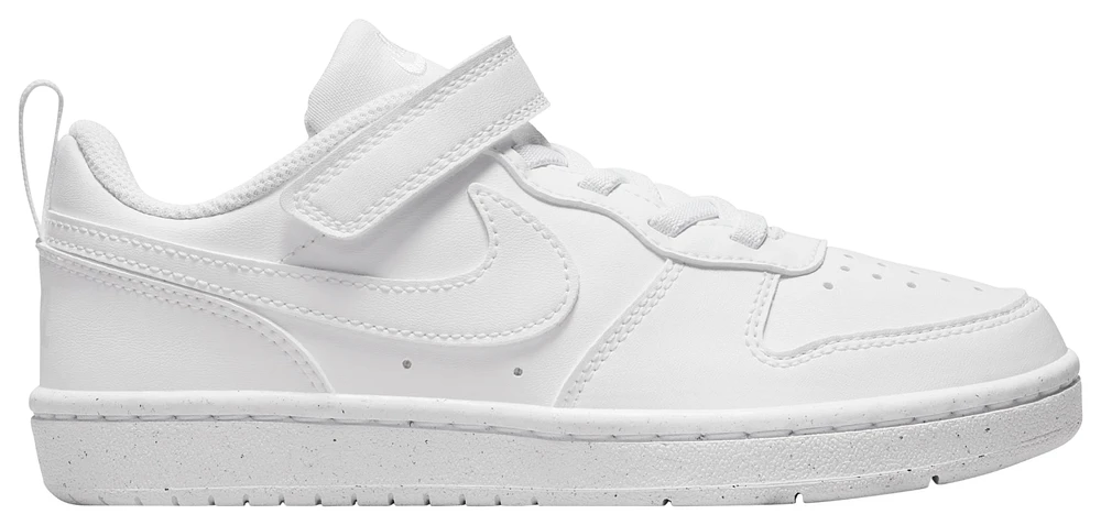 Nike Boys Nike Court Borough Low Recraft - Boys' Preschool Basketball Shoes White/White Size 03.0