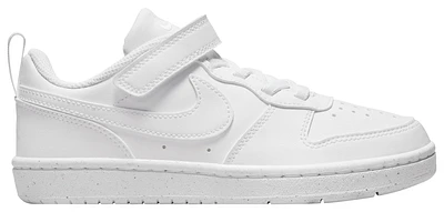 Nike Boys Nike Court Borough Low Recraft - Boys' Preschool Basketball Shoes White/White Size 03.0
