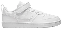 Nike Boys Nike Court Borough Low Recraft - Boys' Preschool Basketball Shoes White/White Size 03.0