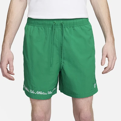 Nike Mens Club Varsity Flow Shorts - Malchite/White