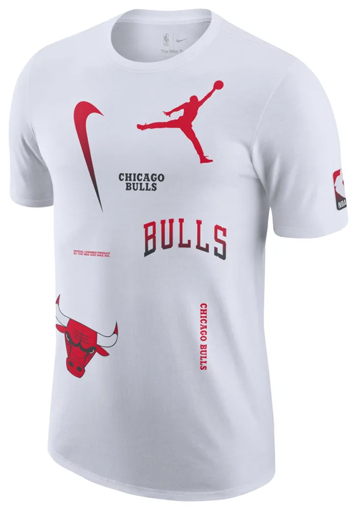 Él mismo ocupado hacha Nike Bulls Statement All Over Print T-Shirt - Men's | Westland Mall