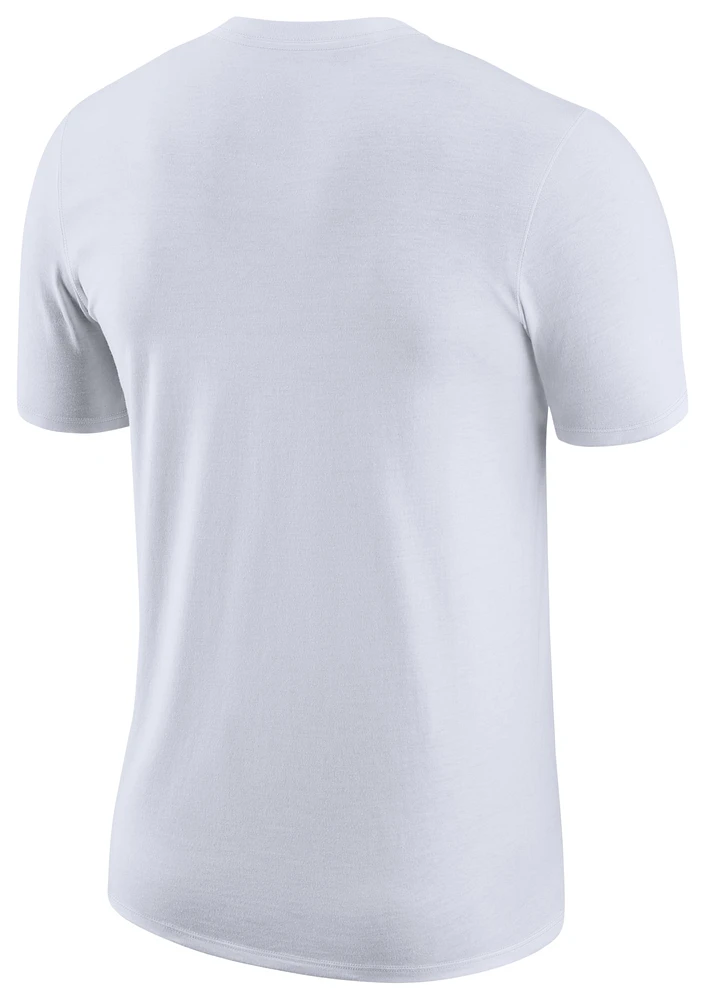 Nike Mens Nike Warriors Statement All Over Print T-Shirt - Mens White/Blue Size S