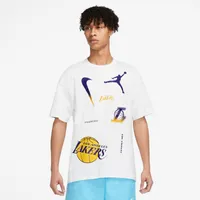 Nike Lakers Statement All Over Print T-Shirt - Men's