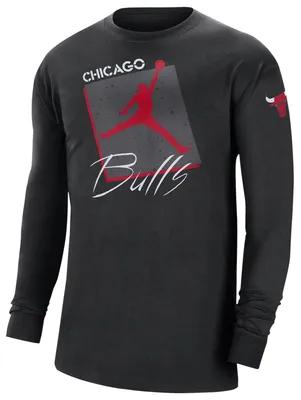 Nike Bulls Courtside Statement L/S T-Shirt - Men's